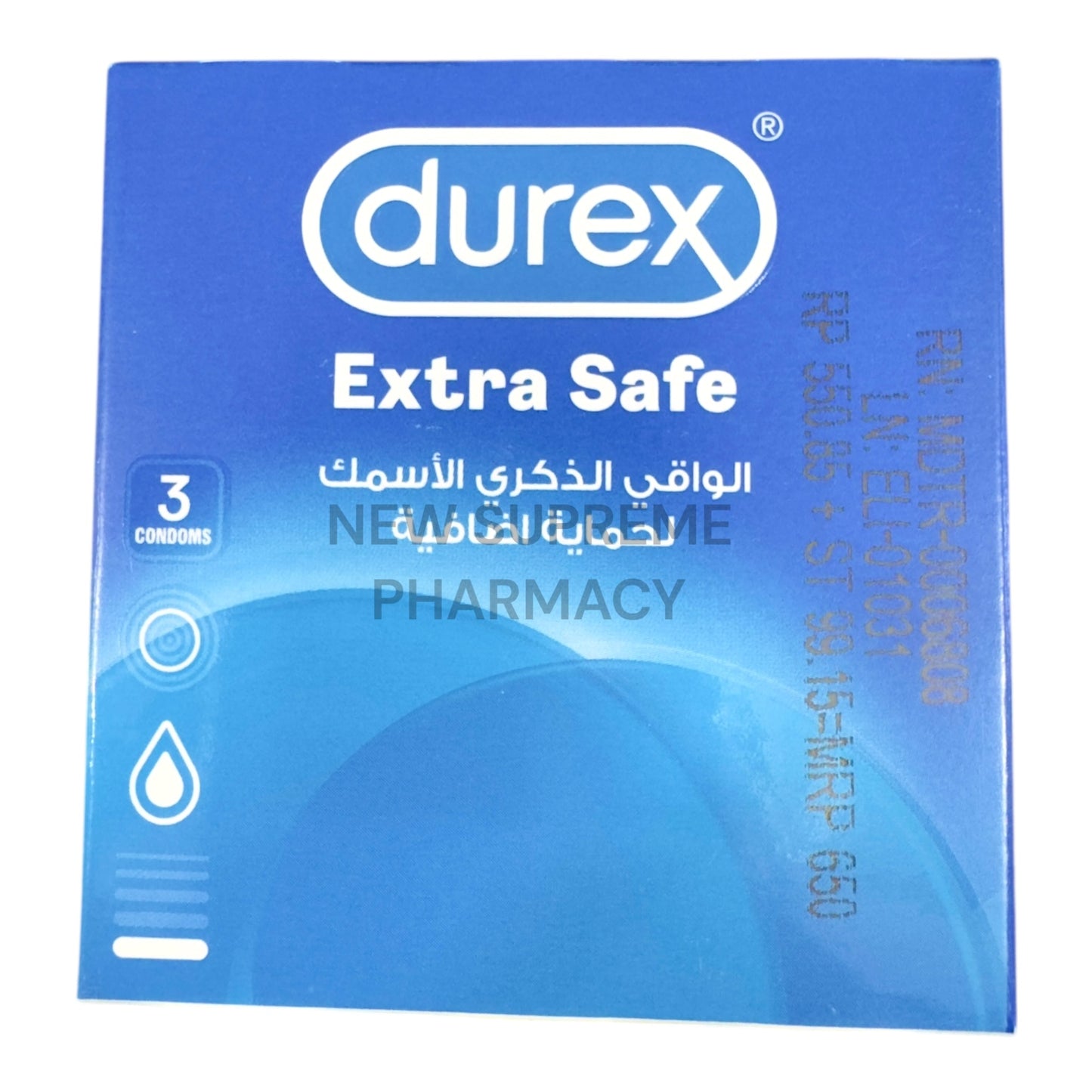 Durex Extra Safe condoms 3's