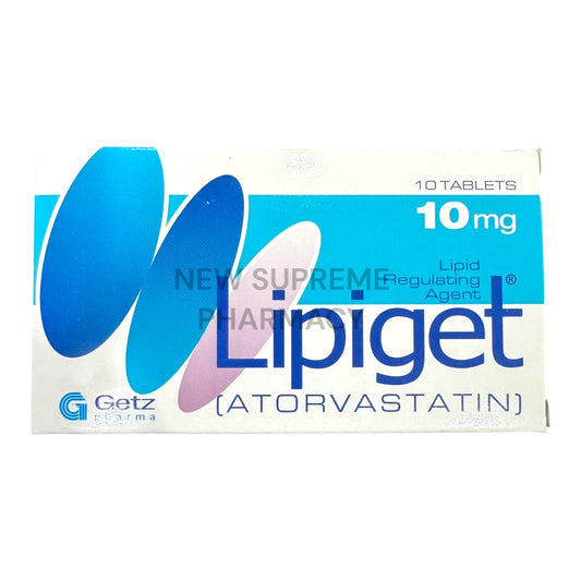 Lipiget 10mg Tab 30's