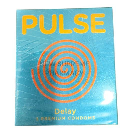 Pulse Delay Premium Condoms 3's